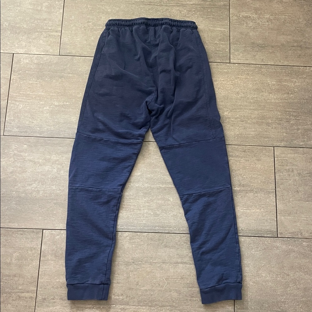 Boden Warrior Knee Jogger Navy w/ Kelly Green zippered pockets size 14Y / 164 cm - Picture 5 of 6